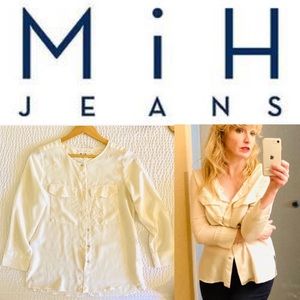 🛍SILK- WHITE BUTTON DOWN 🙇🏼‍♀️NWOT🛍